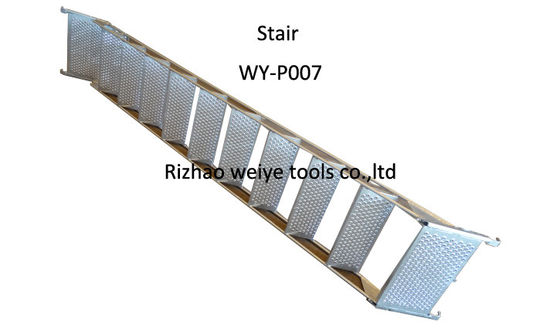 China Pre - Galvanized Scaffolding Ladder , stair scaffolding system 37kg 3.05*2m supplier